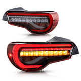 VLAND Full LED Tail Lights for Toyota 86 GT86 2012-2020/ Subaru BRZ 2013-2020/ Scion FR-S 2013-2020 w/ Sequential Turn Signals