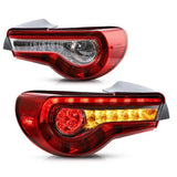 VLAND Full LED Tail Lights for Toyota 86 GT86 2012-2020/ Subaru BRZ 2013-2020/ Scion FR-S 2013-2020 w/ Sequential Turn Signals