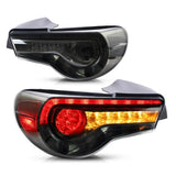 VLAND Full LED Tail Lights for Toyota 86 GT86 2012-2020/ Subaru BRZ 2013-2020/ Scion FR-S 2013-2020 w/ Sequential Turn Signals