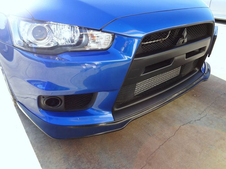 08-15 Mitsubishi Lancer Evolution X Ralliart Style Front Bumper Lip (Polyurethane)