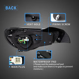 VLAND Full LED Tail Lights for Toyota 86 GT86 2012-2020/ Subaru BRZ 2013-2020/ Scion FR-S 2013-2020 w/ Sequential Turn Signals