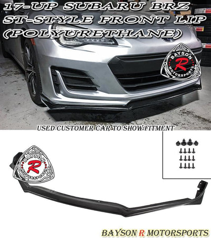 17-20 SUBARU BRZ ZC6 STI STYLE FRONT BUMPER LIP (POLYURETHANE)