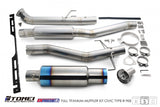 Tomei Full Titanium Expreme Ti Exhaust (Type S / Single Muffler) - Honda Civic Type R FK8 17-21
