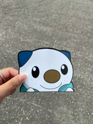 Oshawott Peeker Sticker