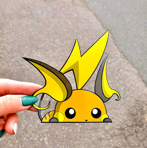 Raichu Peeker Sticker