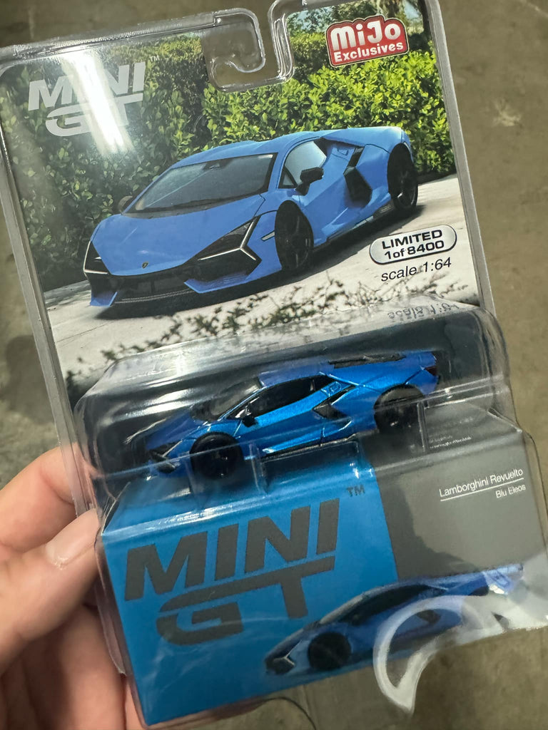 Mini GT Lamborghini Revuelto Blue Eleos