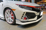 BaysonR MU Style Front Lip (ABS Plastic) - 2017-2021 Honda Civic Type R FK8 ONLY