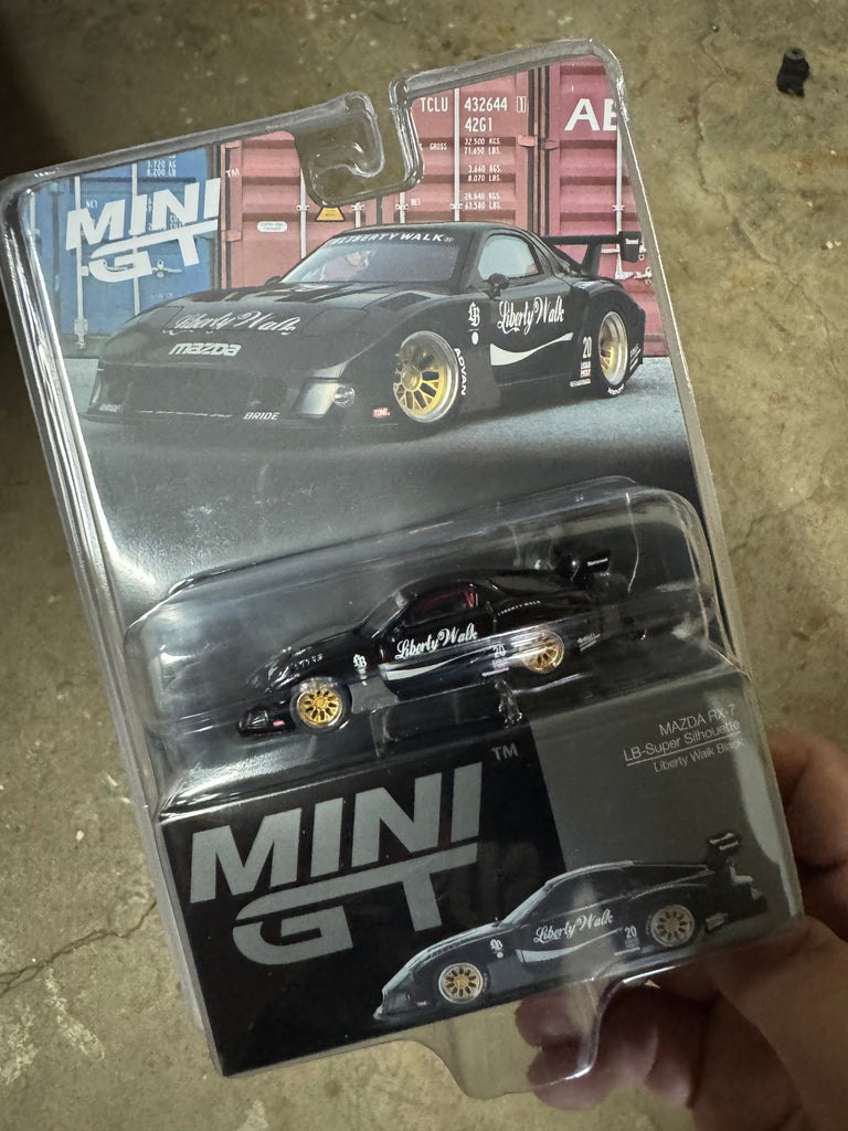 Mini GT Mazda RX7 Liberty Walk Black