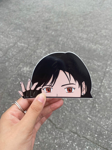 Tifa Lockhart Peeker Sticker