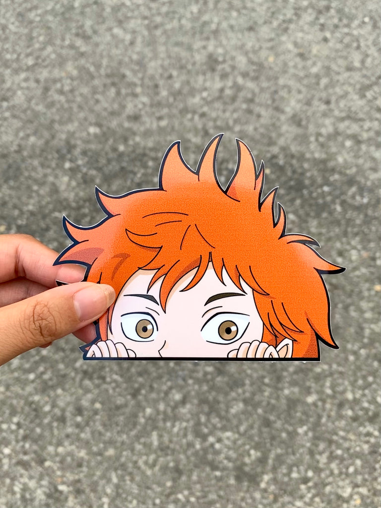 Hinata Shoyo Peeker Sticker