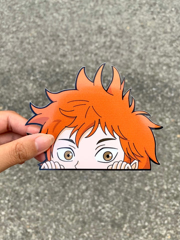 Hinata Shoyo Peeker Sticker