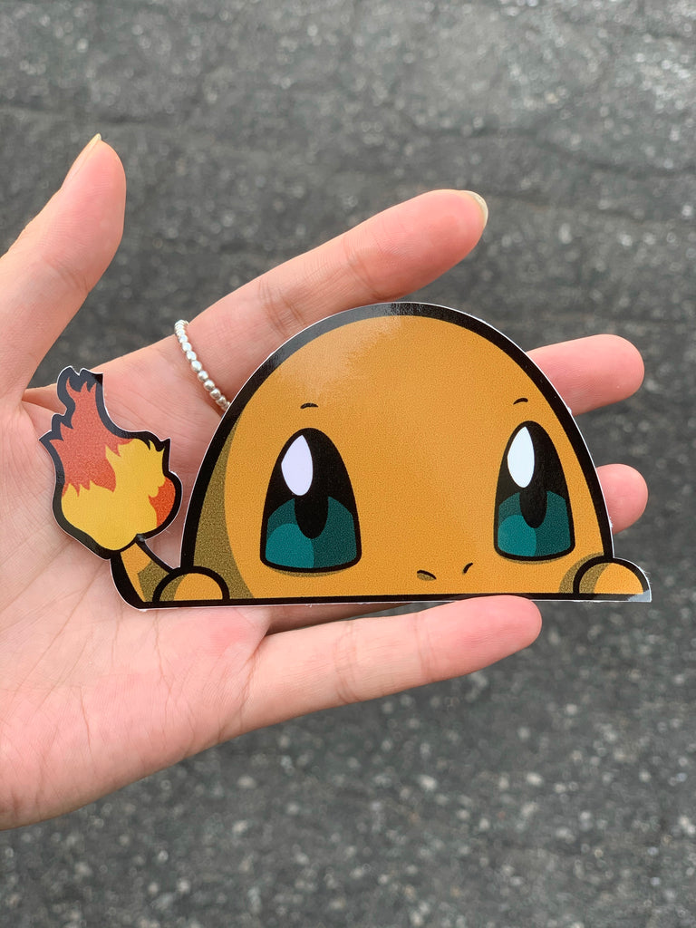 Charmander Peeker Sticker